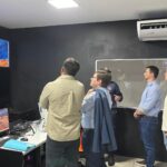 Defesa Civil de São Sebastião recebe visita de representantes da Agência Brasileira de Inteligência