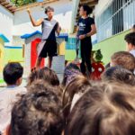 Contemplados pelo programa Bolsa-Atleta de Ilhabela inspiram alunos da Escola Antônio Marques com esporte e dedicação
