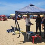 Fiscalização de posturas reforça ordenamento das praias de Caraguatatuba na alta temporada