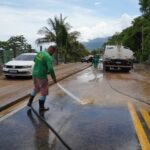 Com 165 mm de chuva Ilhabela registra moradores desalojados e interdição de estrada