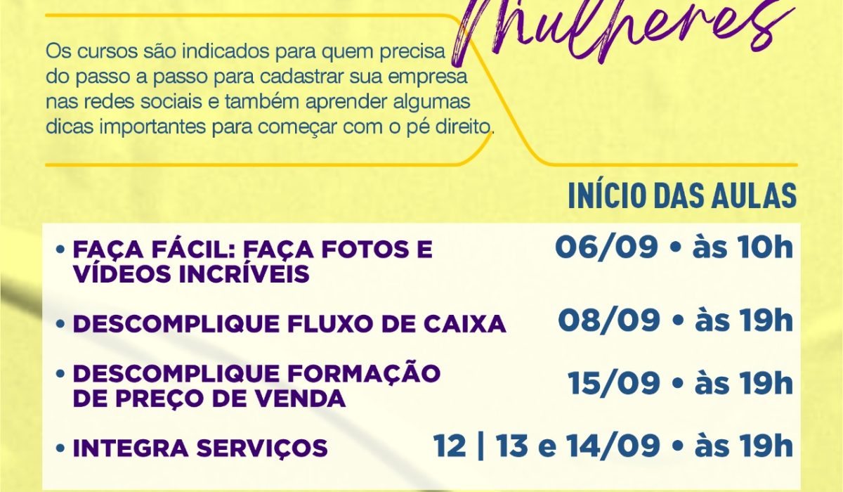 ARTE CURSOS MULHERES SEDES