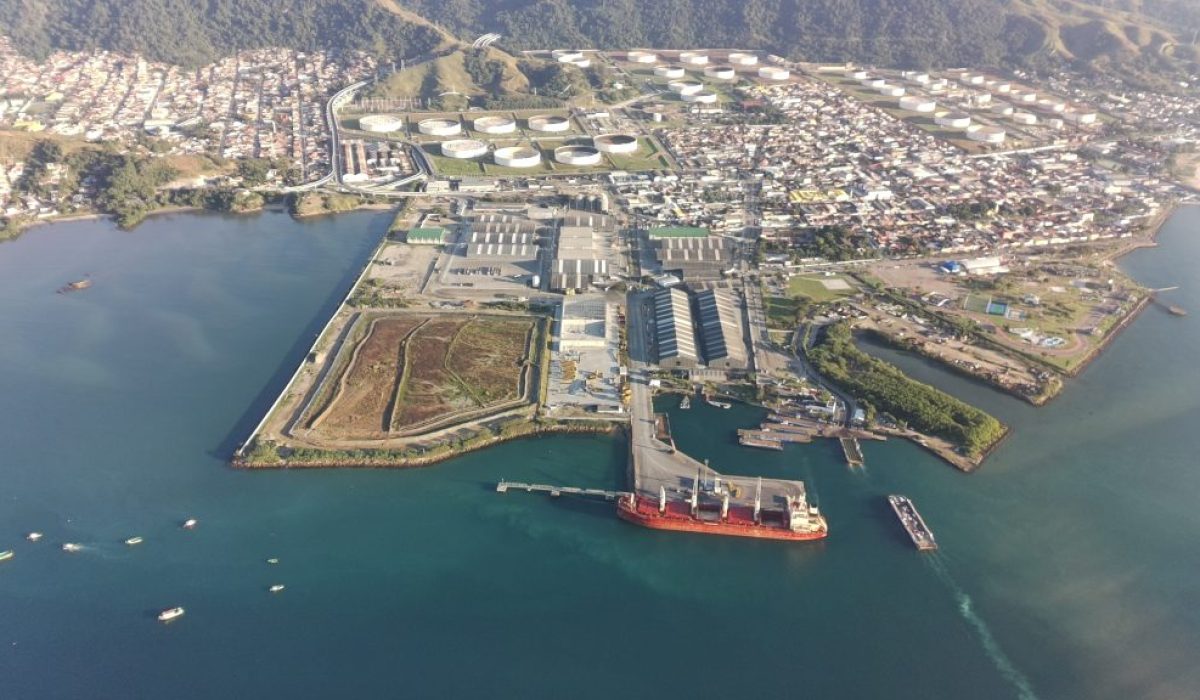 Aérea região central e porto Aérea região central e porto