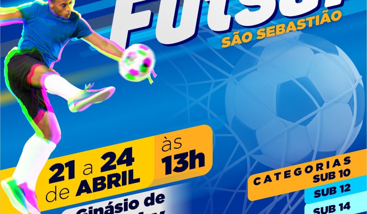 Arte da Retomada Esportiva de Futsal