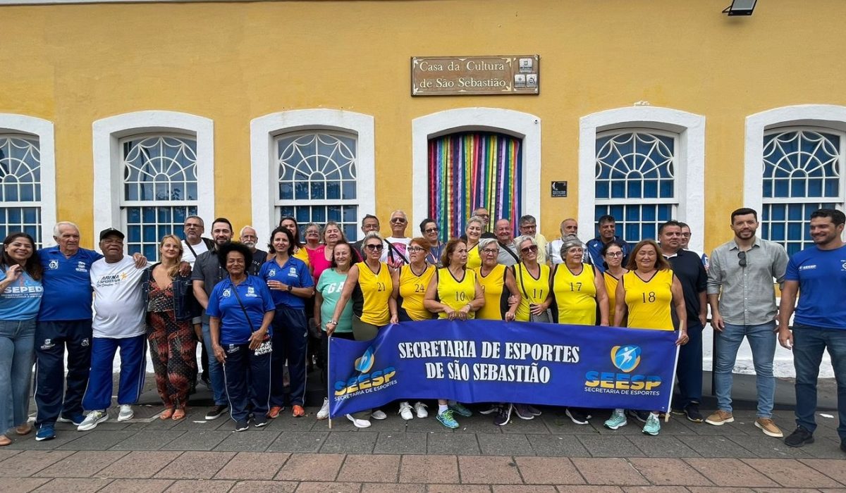 Atletas sebastianenses participam da 25ª edição dos Jogos da Melhor Idade em Guaratinguetá (2)