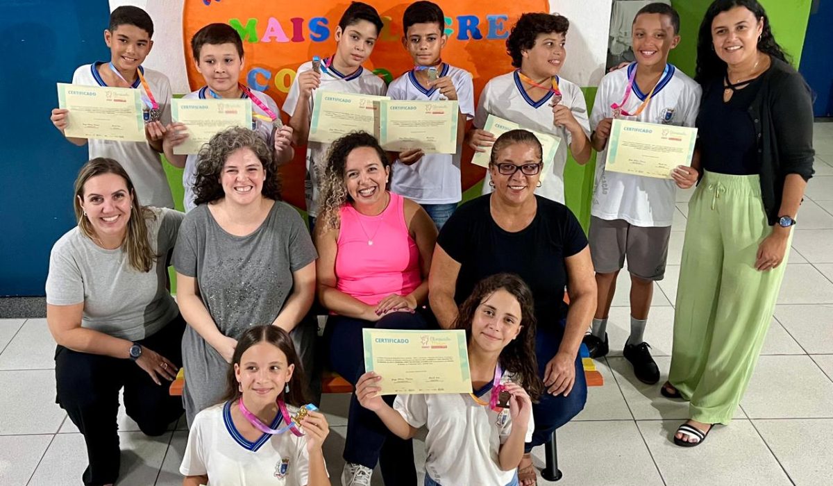 Estudantes de Ilhabela são premiados pelo desempenho na Olimpíada Brasileira de Matemática