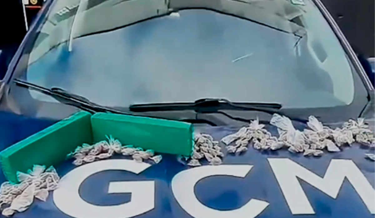 GCM apreende quase 2 kg de maconha no Olaria, em Caraguatatuba