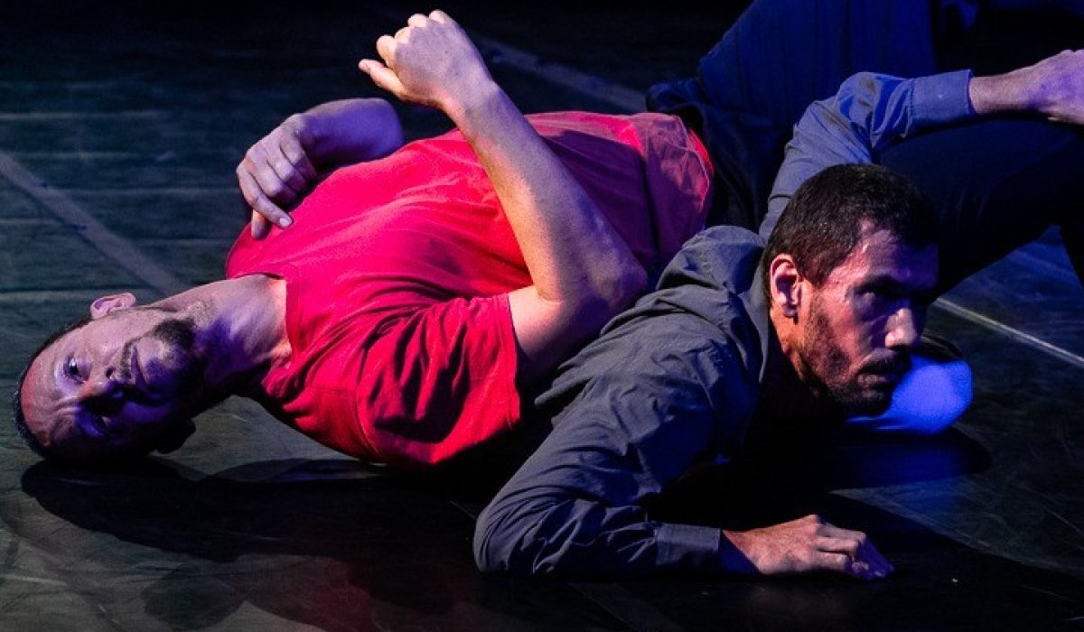 #PraTodosVerem - Bailarinos durante performance do espetáculo RELATION X (Foto Giorgio Donofrio - Divulgação)
