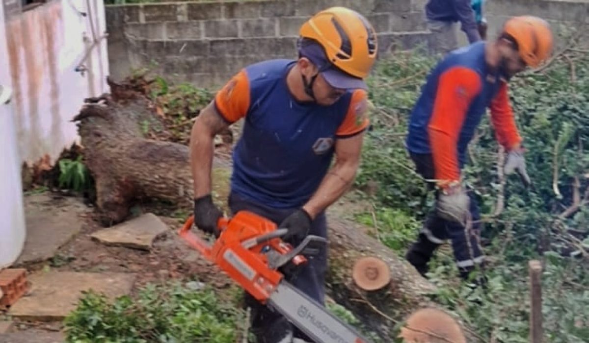 Prefeitura de Ilhabela atua em força-tarefa após ventania que atingiu a cidade1