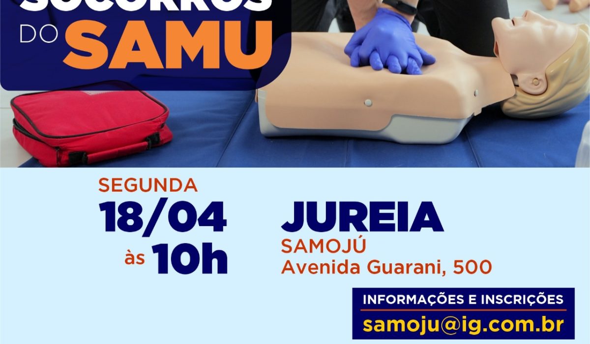 Prefeitura de São Sebastião e SAMU abrem inscrições para curso de Primeiros Socorros na Jureia