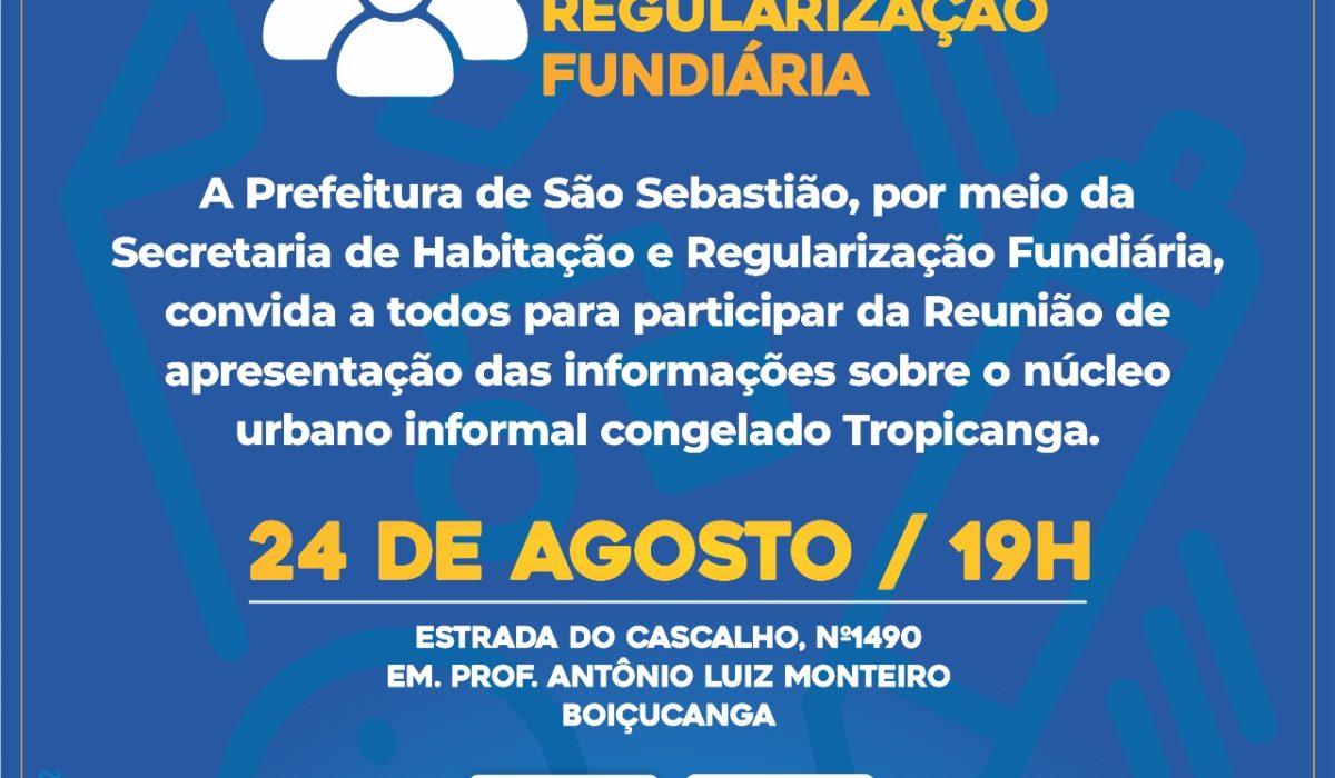 Reunião técnica comunitária