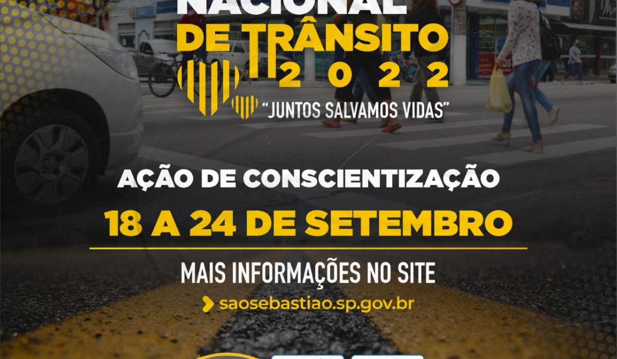 Semana Nacional do Trânsito -arte