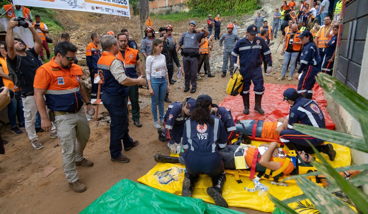 Simulado de evacuação de área de risco na Vila Sahy reúne mais de 700 pessoas (1)