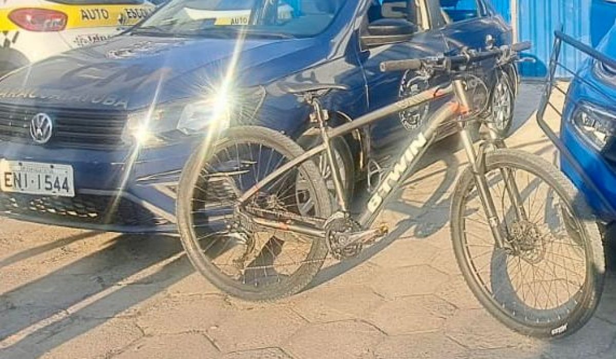 Suspeito é preso em flagrante por receptação de bicicleta no centro de Caraguatatuba