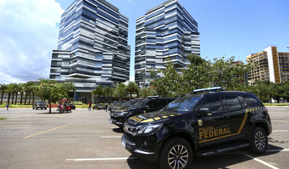 Cerimônia de inauguração da nova sede da Polícia Federal, em Brasília.